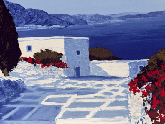 Image 1 of Lithograph "The Cypress" by Patrick Reault