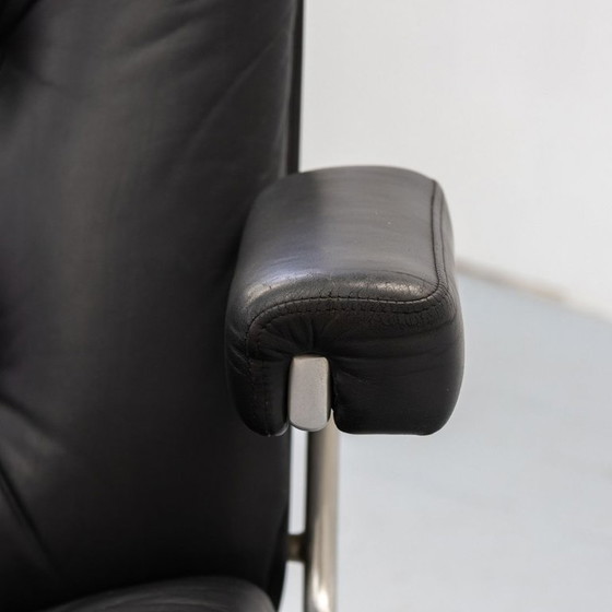 Fauteuil Stoll Giroflex années 70 – Wood, Leather (photo 7 of 13)