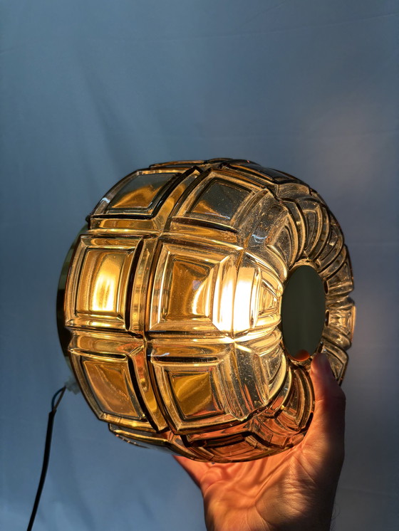 Image 1 of Plafonnier/applique murale vintage Glashütte Limburg des années 1960