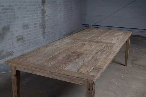 Provence Solid Oak Farm Table - 250 cm Long