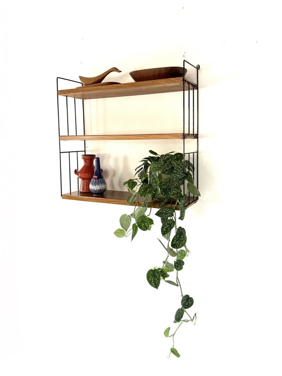 Image 1 of Vintage teakhouten wandrek, WHB Germany ‘60