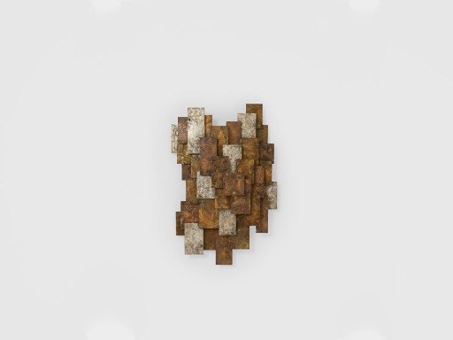 Auguste Fix Patinated Metal Wall Light Sculpture 1970s – wandlampen