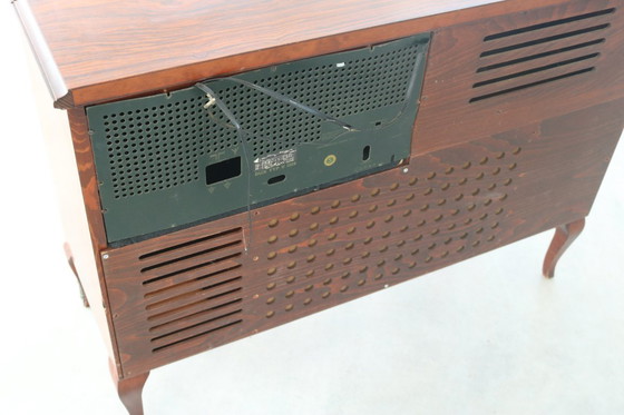Image 1 of vintage empty audio furniture | cabinet | 1950s | Swedish l