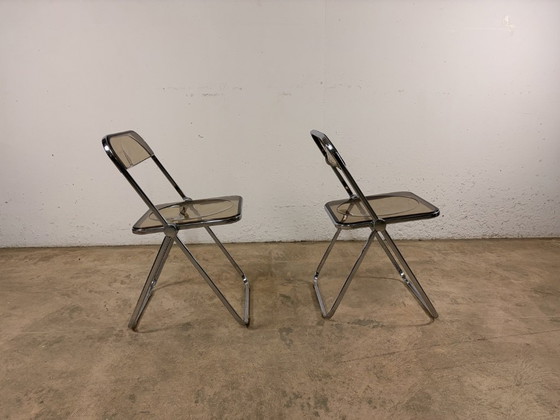 Image 1 of Plia stoelen van Giancarlo Piretti voor Anonima Castelli, jaren 70, set van 4