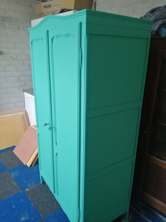 Image 1 of Kledingkast Vintage applegreen