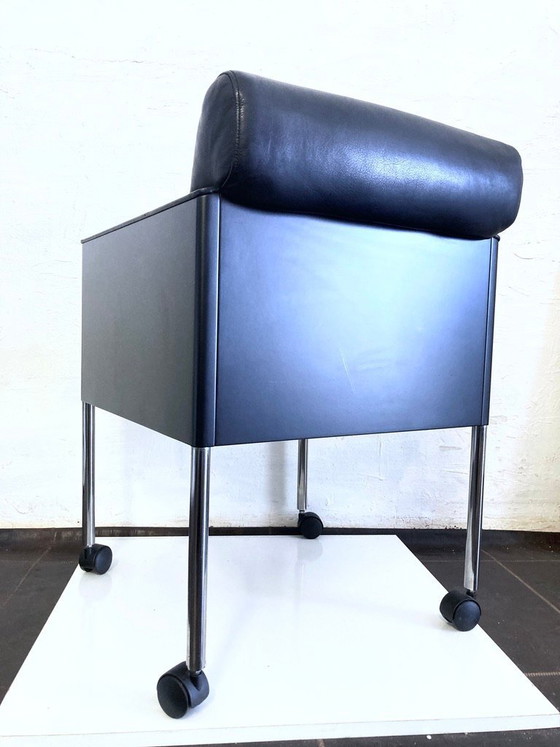 Image 1 of Rosenthal Folio fauteuil op wielen, ontwerp van Cini Boeri, jaren 80.