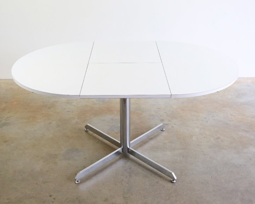 table ronde extensible vintage