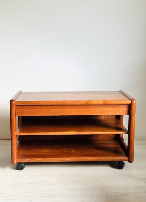 Image 1 of Chariot vintage danois meuble audio teck 1960s