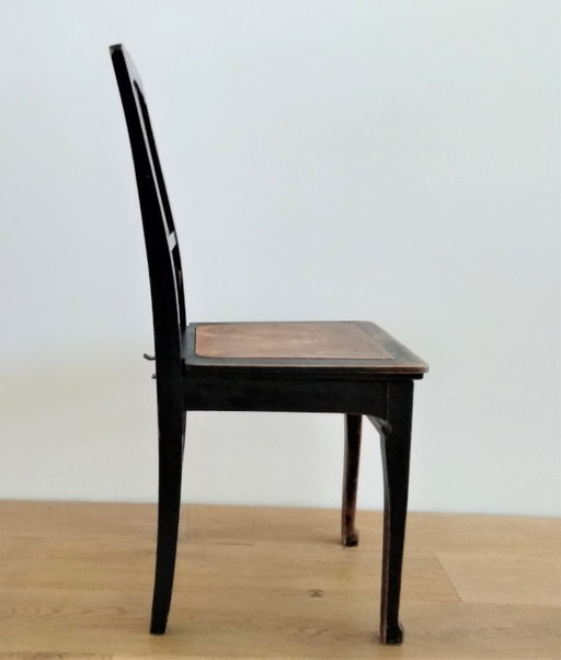 Art Nouveau piano chair "Beethoven"