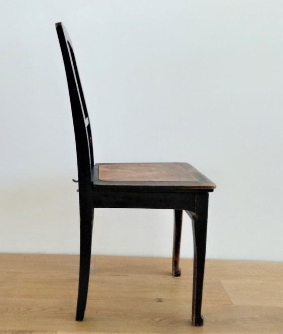 Image 1 of Sedia per pianoforte in stile Art Nouveau "Beethoven