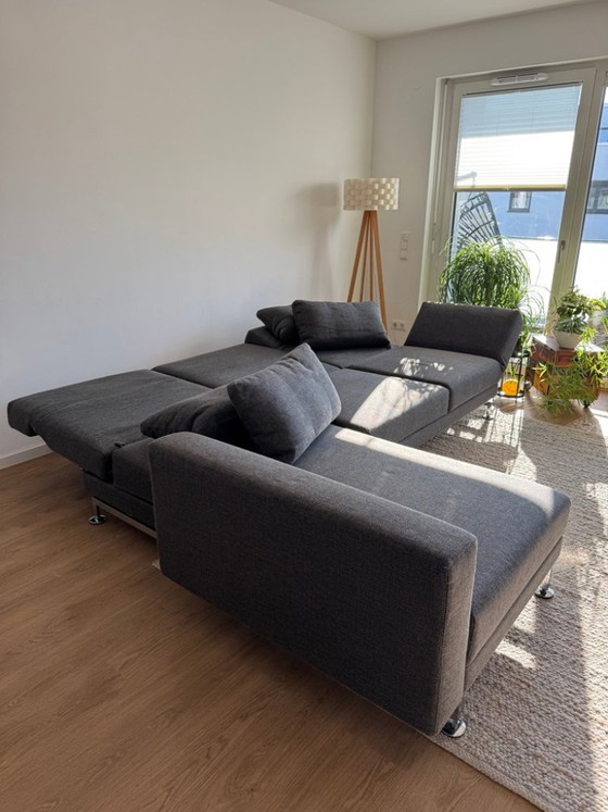 Image 1 of Divano angolare Brühl modello Moule / tessuto grigio