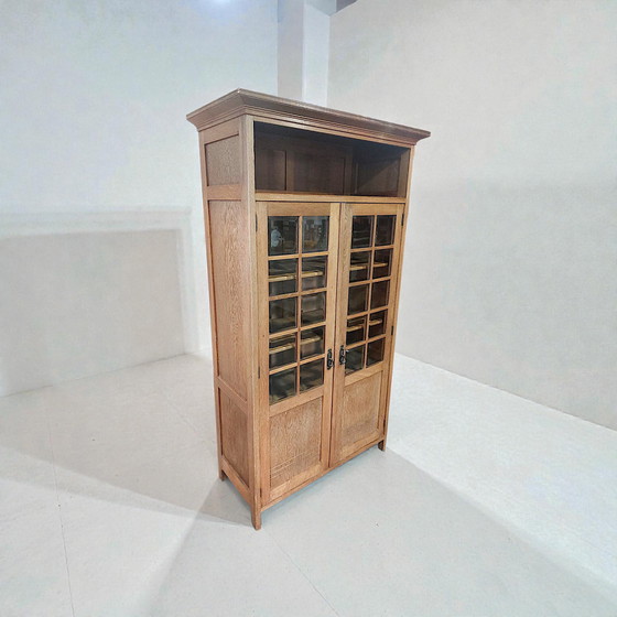 Image 1 of Antique cabinet bookcase Pander&Zonen Art Deco