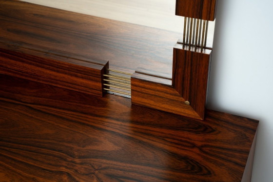 Zweedse spiegel uit het midden van de eeuw met make-upconsole – Ateljé Glas & Trä – Kaptafels, Wood (photo 9 of 11)
