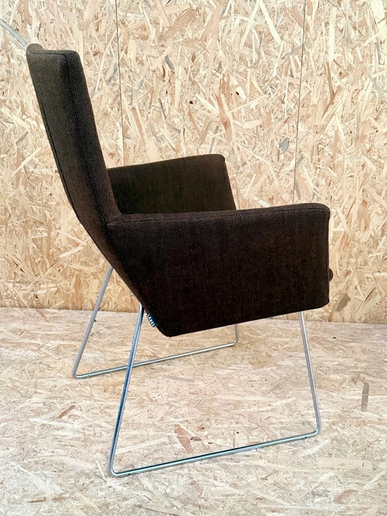 3 sedie da pranzo Van Den Berg Donna, colore marrone/arancione – Label Van den Berg, Chrome (photo 3 of 8)
