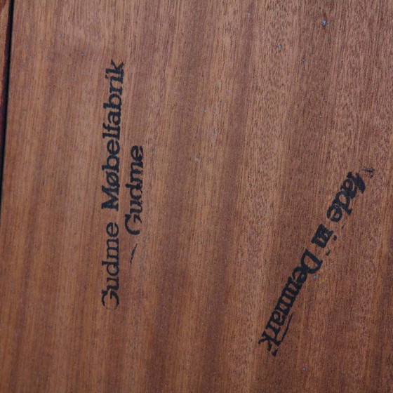 Image 1 of Table ronde extensible par Ole Hald pour Gudme Møbelfabrik, 1960