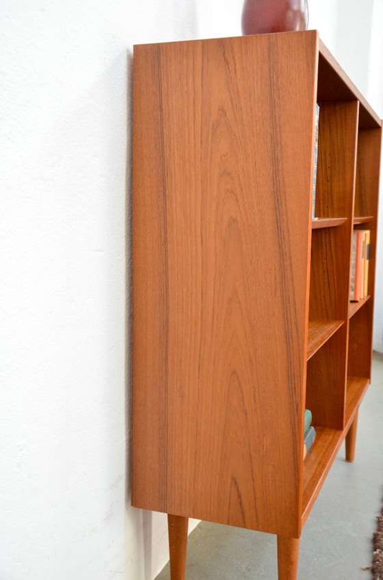 Image 1 of Vintage teak bookshelf, Denmark, retro Hundevad midcentury design
