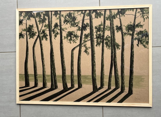 Image 1 of Ink on 400g Kraft Paper, Format 70x50cm