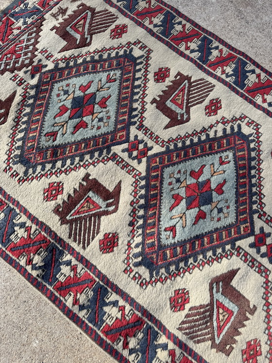 Image 1 of Antiek Kazak-tapijt