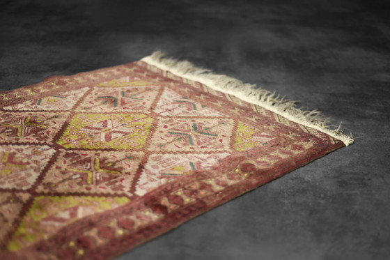 Image 1 of Tappeto Ersari orientale turkmeno vintage tessuto a mano, anni '50