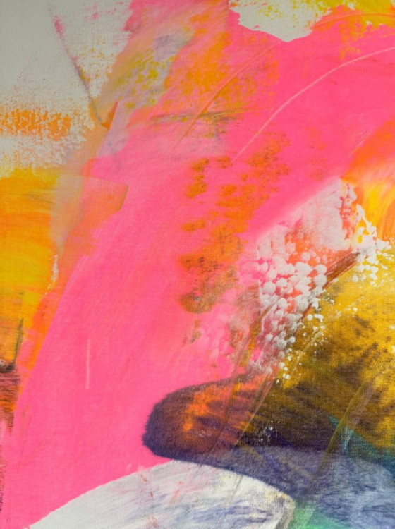 ¡Una sinfonía explosiva de color que enciende tu alma! – Pinturas y dibujos, Lienzo (photo 6 of 9)