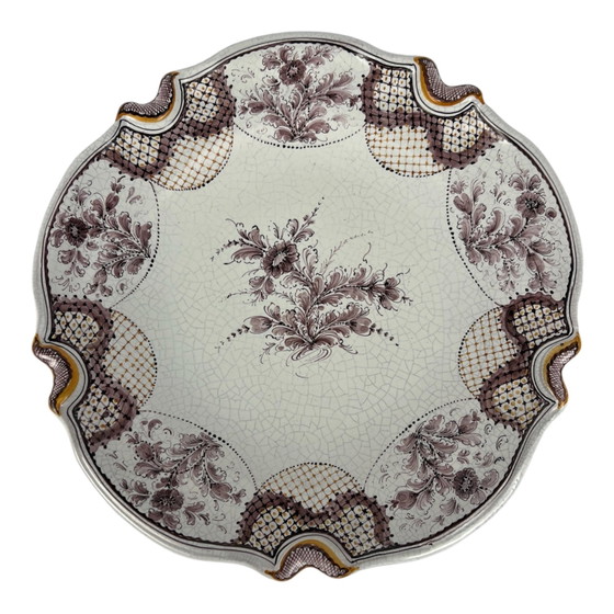 Vincenzo Del Monaco Grottaglie Wall Plate Groot Model – Wanddecoratie, Ceramic (photo 5 of 5)