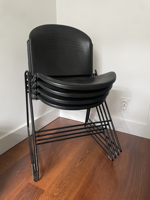 Set of 4 vintage design chairs from Car (model Jimmy)