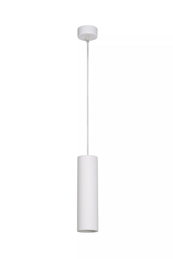 Lucide GIPSY pendant lamp - cylinder - white - Japandi – Ceramic (photo 4 of 4)