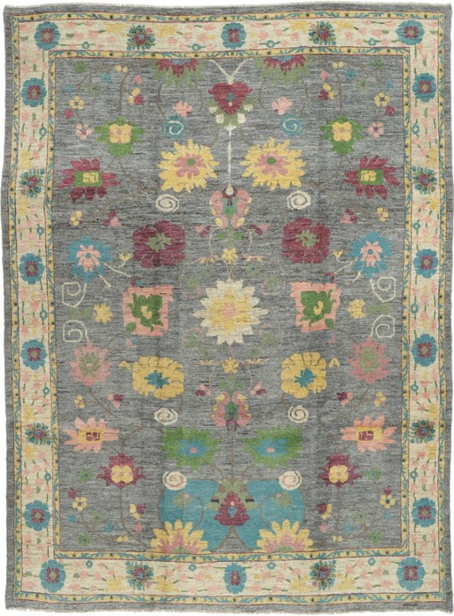 Tappeto Ushak annodato a mano 344x243 N. 2341