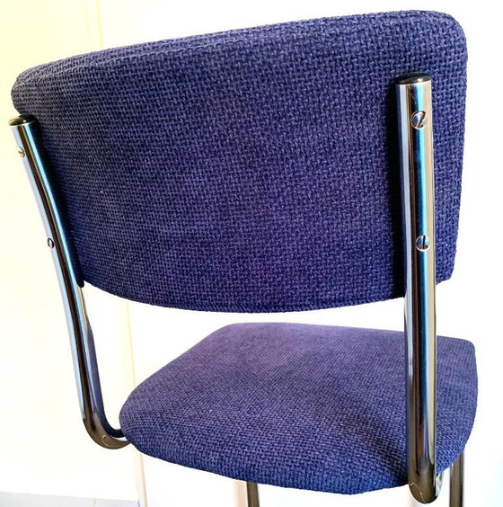 Image 1 of Sedia in tubolare d'acciaio attr. W.H.Gispen