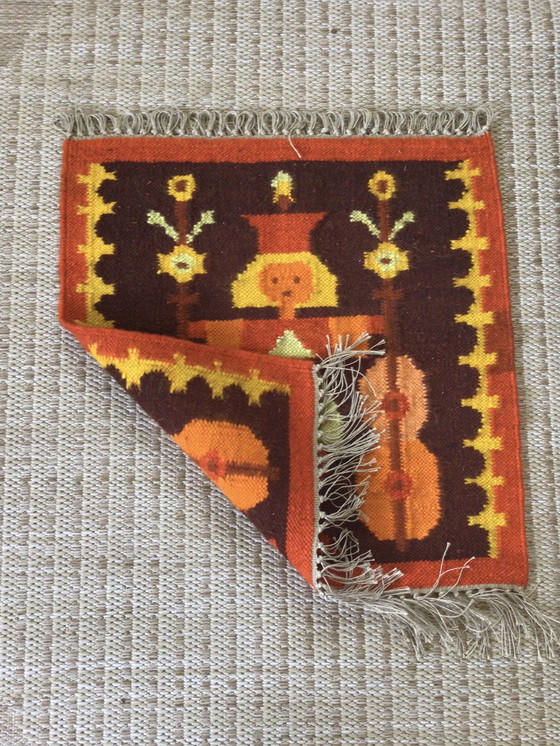 Image 1 of Vintage wool tapestry