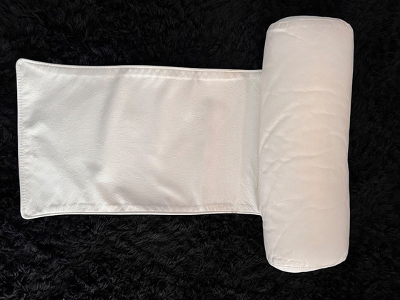 Image 1 of 1 Rolf Benz Lounge-Sessel, weißes Leder