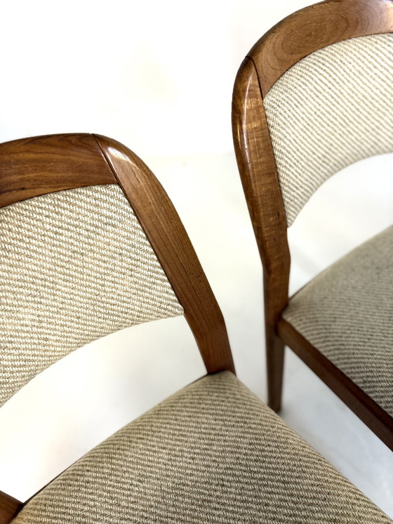 Image 1 of 8x vintage dining room chair, Dyrlund '70