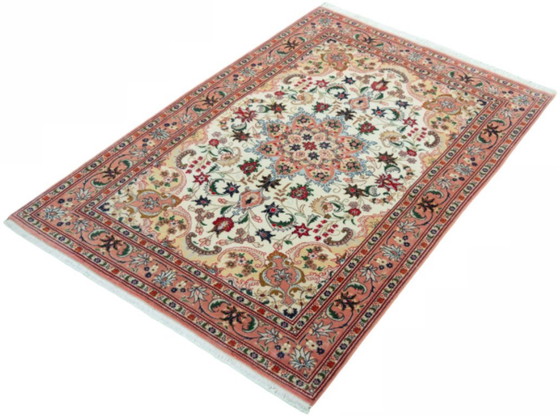 Image 1 of Tapis d'Orient Tabriz 50Raj noué à la main avec de la soie - 150 x 100 cm