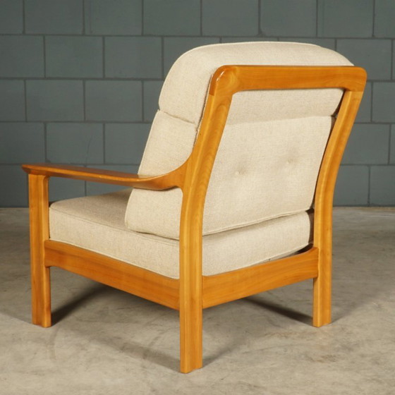 Fauteuil danois vintage – Noyer – Années 1960 – Textile (photo 5 of 10)