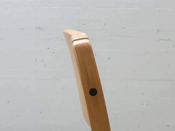 Image 1 of 6x Vintage stacking chairs made of beech wood, 1990s