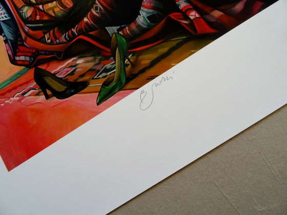 Image 1 of Bruno Bruni - Il Divano - Original Lithograph - Hand-signed