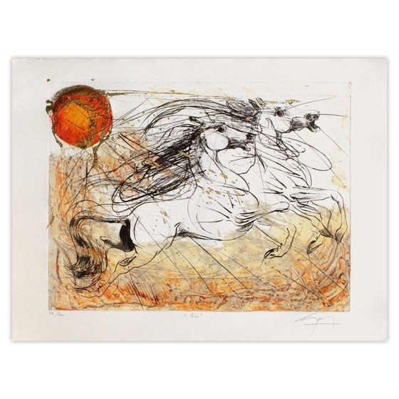Jean-Marie Guiny, signierte Radierung, Eros 2002 – Lithographien & Drucke, Paper (photo 2 of 5)