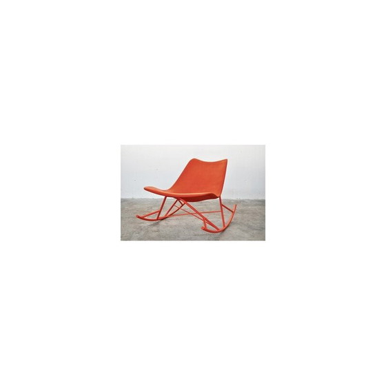 Image 1 of Vintage metal and polyurethane rocking chair by Sintesi, Italy 2010