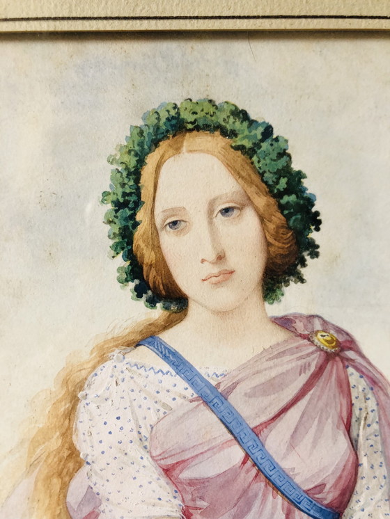 Image 1 of Ritratto ad acquerello di Auguste Galimard (1813-1880)