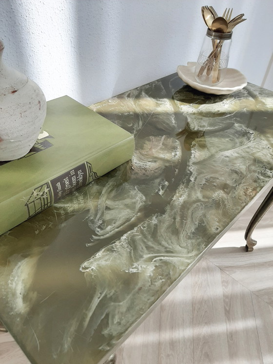 Image 1 of French onyx table