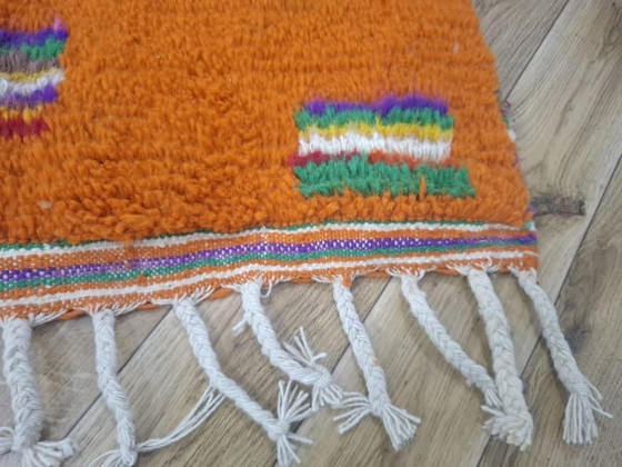 Handgewebter Naturwollteppich mit traditionellem Farbmuster, 2/3 m – Aime Té, Teppiche & Läufer, Wool (photo 7 of 8)