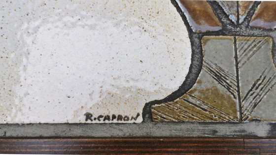 Image 1 of Roger Capron Couchtisch – Modell Shogun – Keramik mit floralem Dekor – signiert