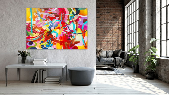 "Bloom" 142x100cm – joart, Dipinti e disegni, Canvas (photo 12 of 15)