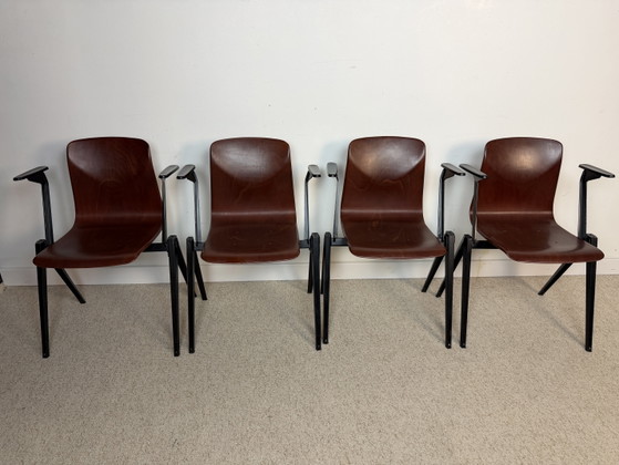 Image 1 of Set van 4 Pagholz® fauteuils van Cartel de Belleville