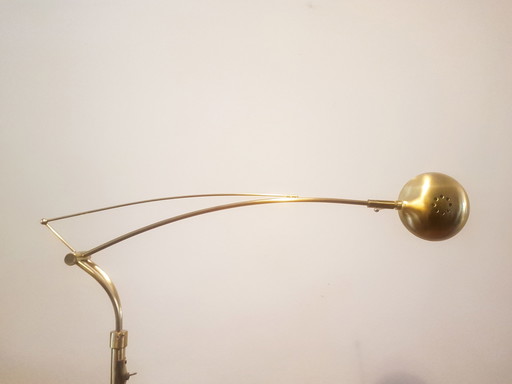 Elegante messing vloerlamp Brilliant Leuchten