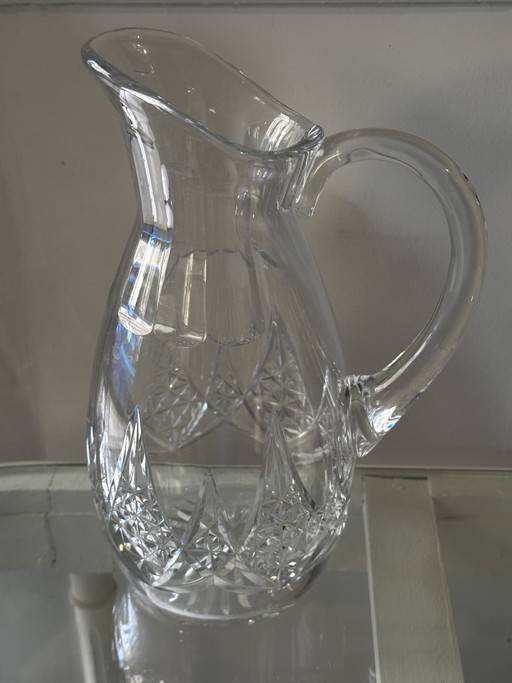 Baccarat kristallen waterkaraf, gestempeld, Epron-model - Uitstekende staat – glazen karaffen, Crystal