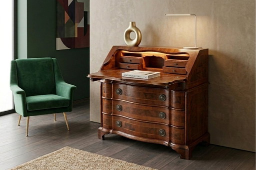 Eleganter Klappschreibtisch aus den 1950er Jahren – Original Mid-Century Modernismus