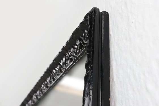 Image 1 of Grand miroir de cheminée en chêne noir baroque, France vers 1850 1850