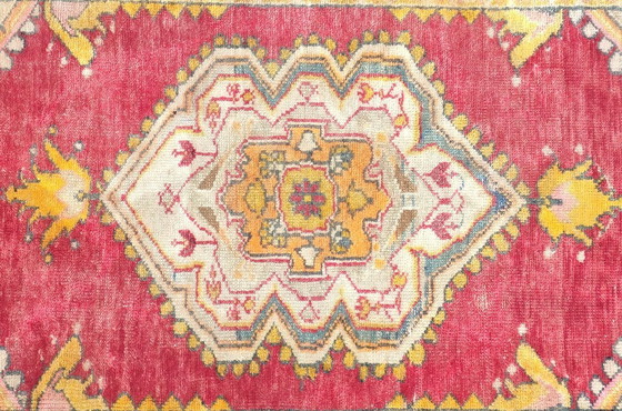 Image 1 of hand-patinated rug, 166 cm x 95 cm, mid-20th century