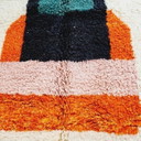 Tapis beni ouraine marocain authentique d'atlas 150/250 cm